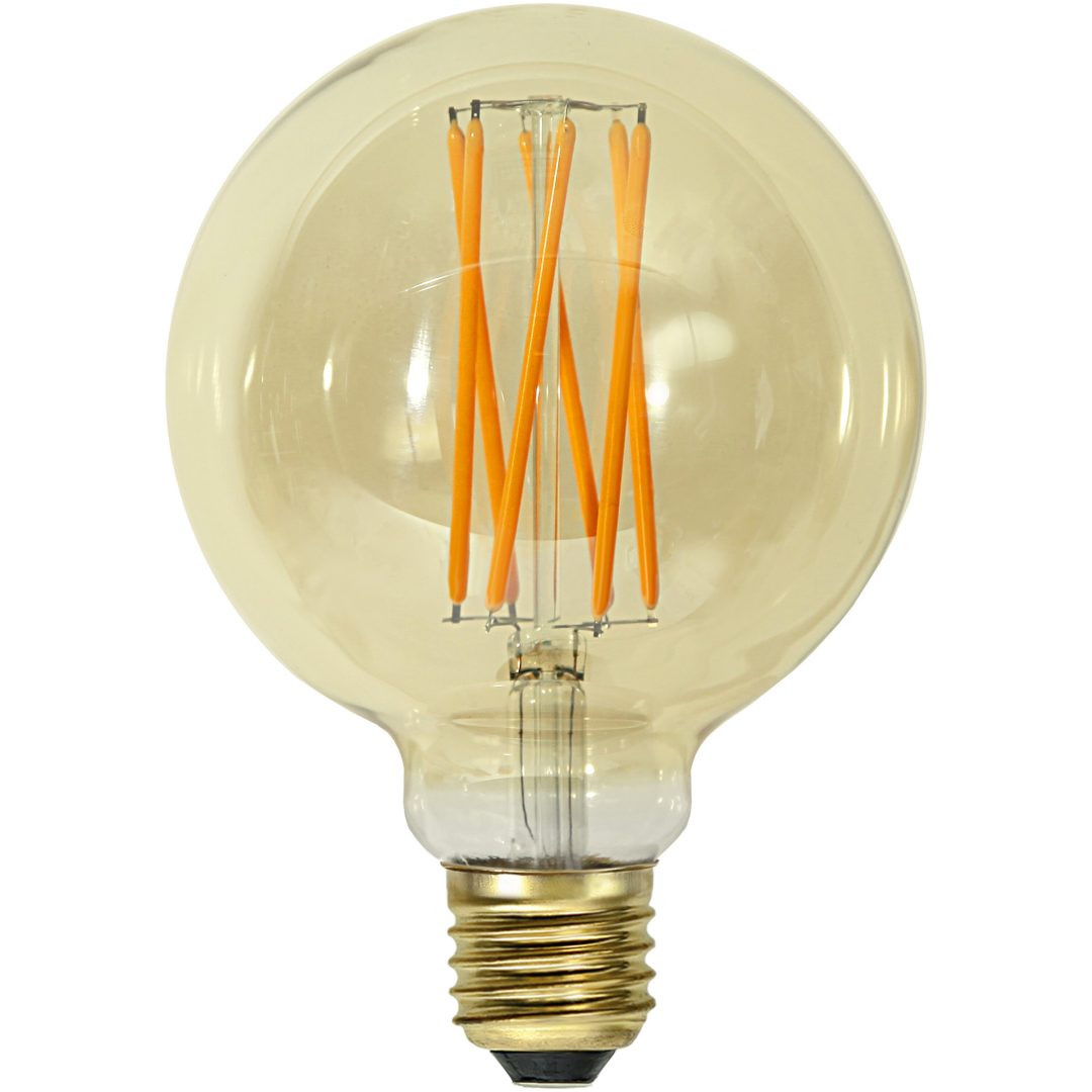 LED-lampa E27 G95 Vintage Gold Amber Star Trading – bild 20