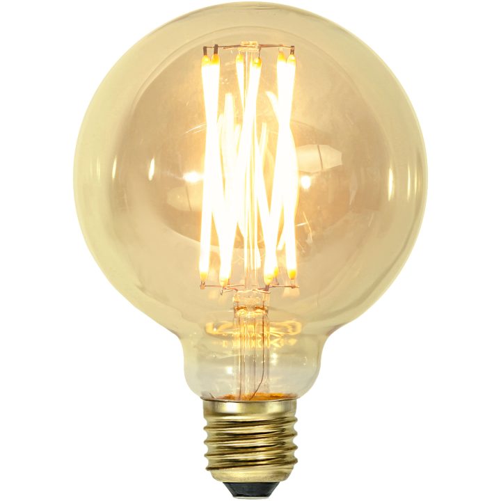 LED-lampa E27 G95 Vintage Gold Amber Star Trading – bild 19