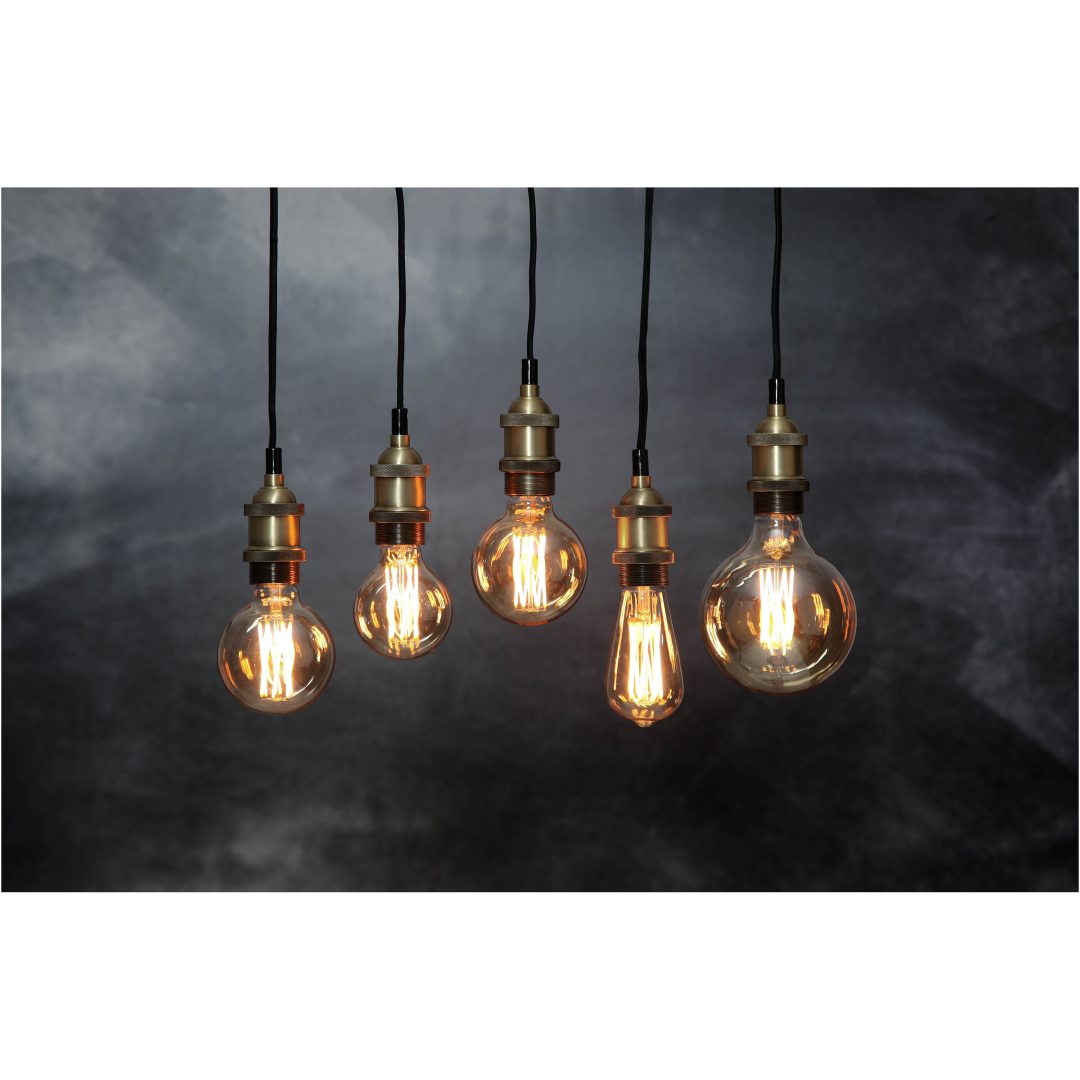 LED-lampa E27 G95 Vintage Gold Amber Star Trading – bild 16