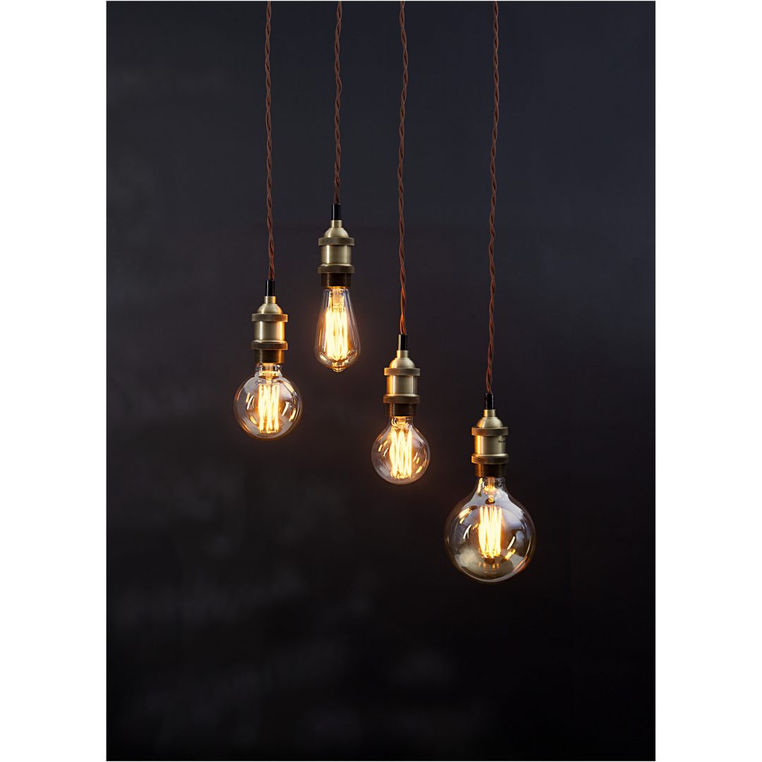 LED-lampa E27 G95 Vintage Gold Amber Star Trading – bild 15