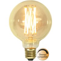 LED-lampa E27 G95 Vintage Gold Amber Star Trading