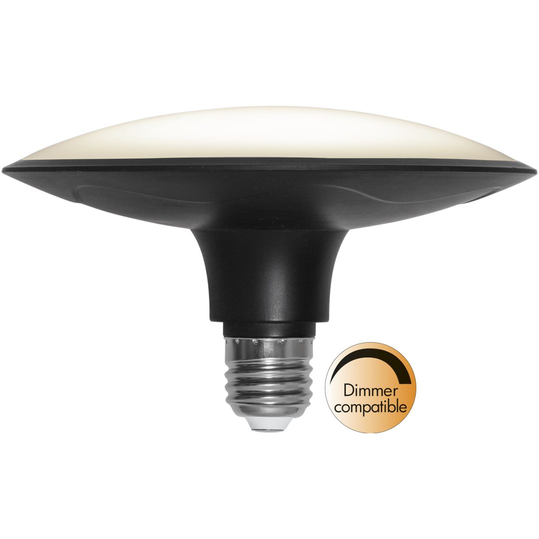 LED-lampa E27 High Lumen Svart Star Trading