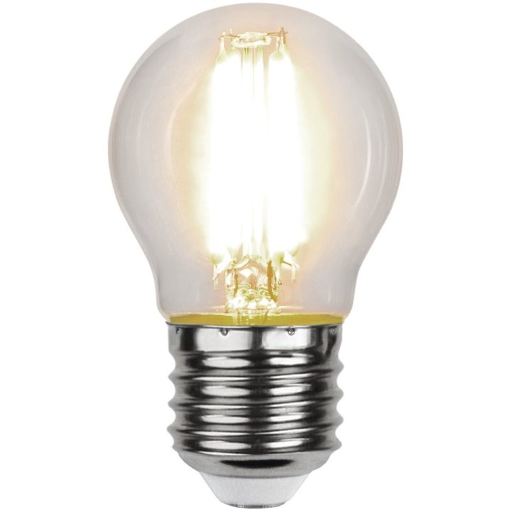 LED-lampa E27 Klot Clear 3-step memory Transparent Star Trading – bild 3