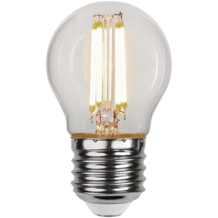 LED-lampa E27 Klot Clear 3-step memory Transparent Star Trading – bild 5