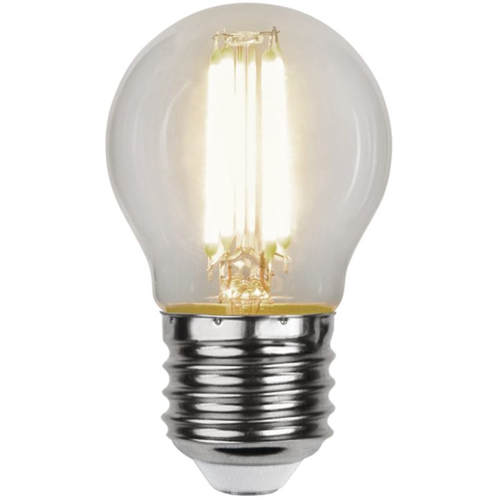 LED-lampa E27 Klot Clear 3-step memory Transparent Star Trading – bild 7