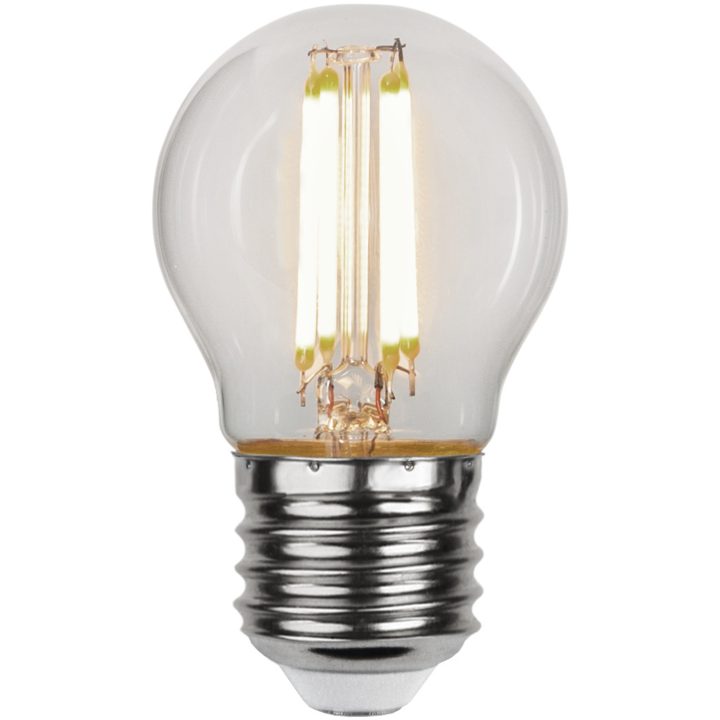 LED-lampa E27 Klot Clear 3-step memory Transparent Star Trading – bild 8