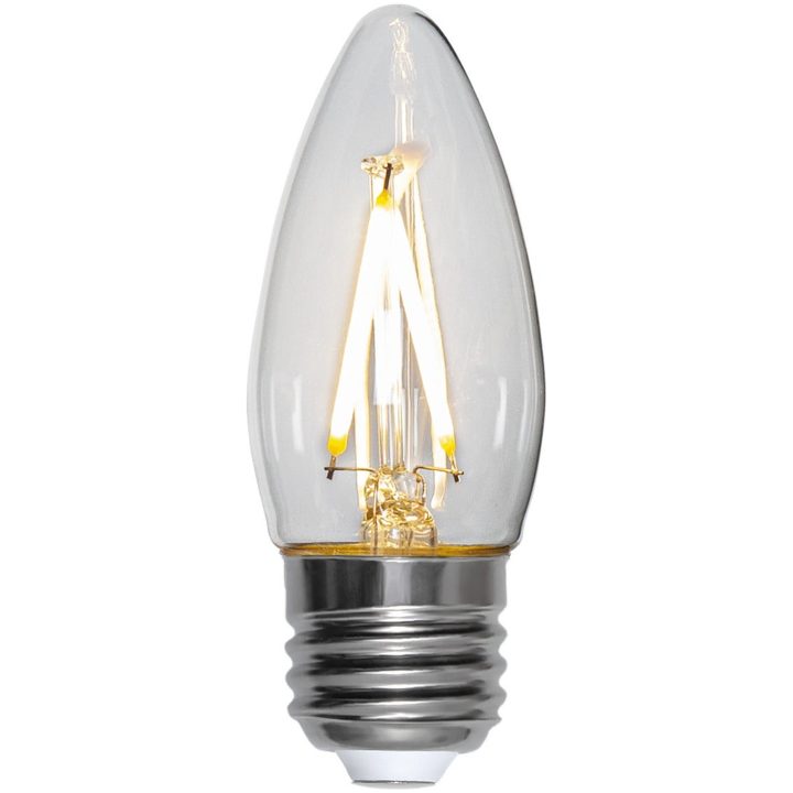 LED-lampa E27 Kron Clear Transparent Star Trading – bild 3