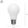 LED-lampa E27 Opaque Fil RA90 3-step Memo Opal Star Trading – miniatyr 6