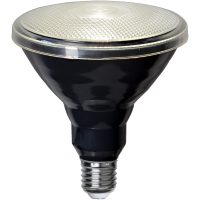 LED-lampa E27 PAR38 Spotlight Outdoor Svart Star Trading