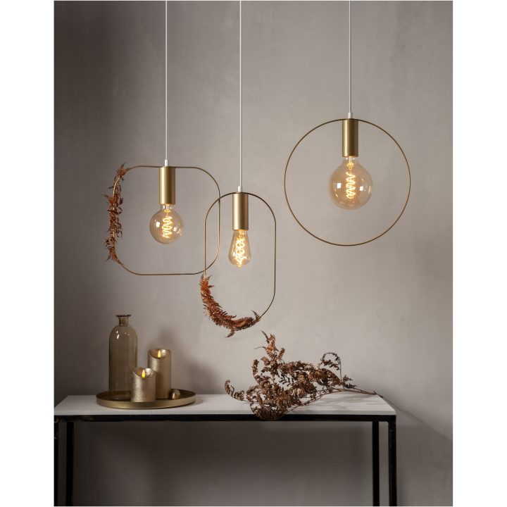 LED-lampa E27 ST64 Decoled Spiral Amber Star Trading – bild 8