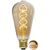 LED-lampa E27 ST64 Decoled Spiral Amber Star Trading – miniatyr 1