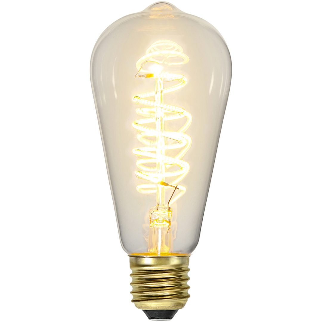 LED-lampa E27 ST64 Decoled Spiral Clear 3-step memory Star Trading – bild 2
