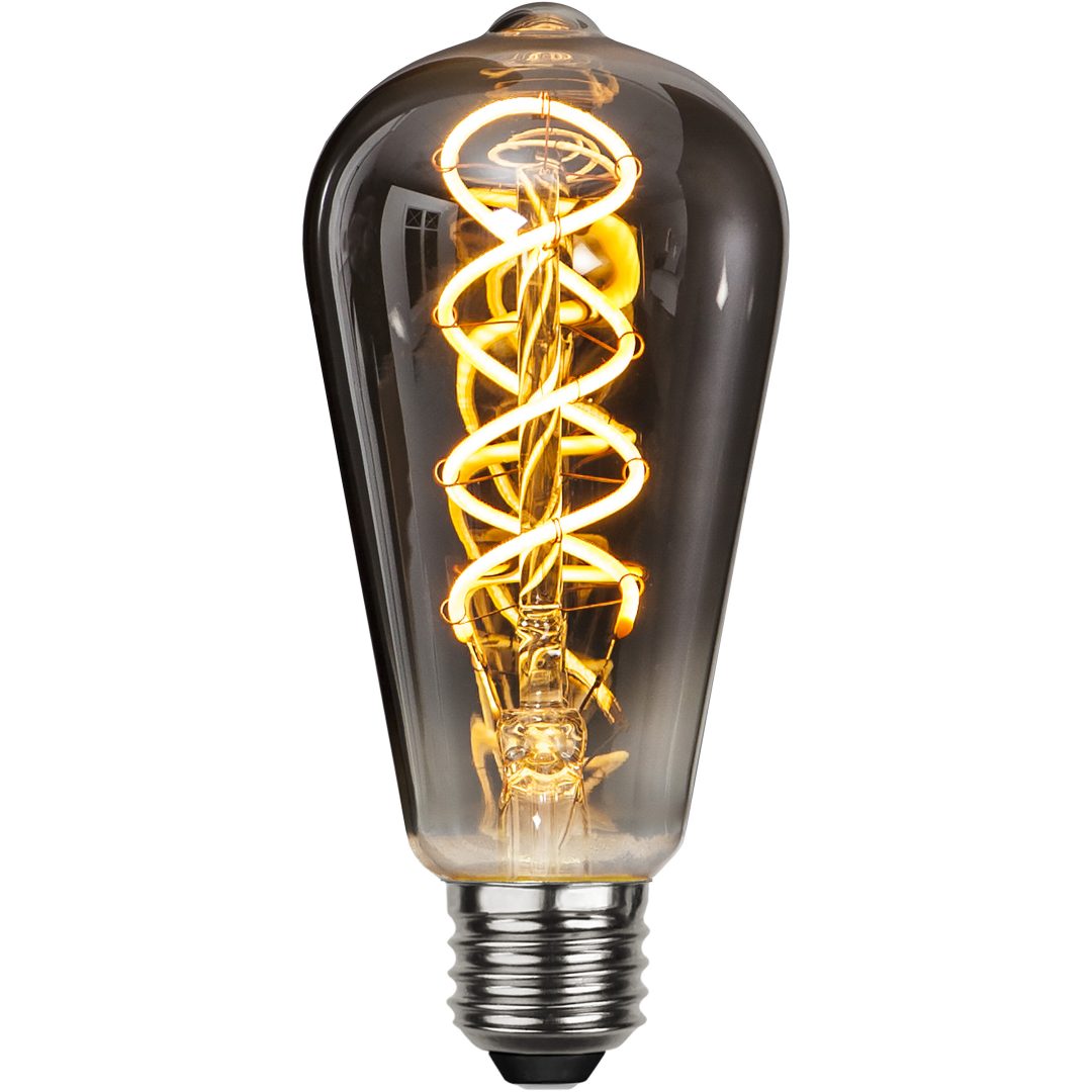 LED-lampa E27 ST64 Decoled Spiral Smoke Star Trading – bild 2