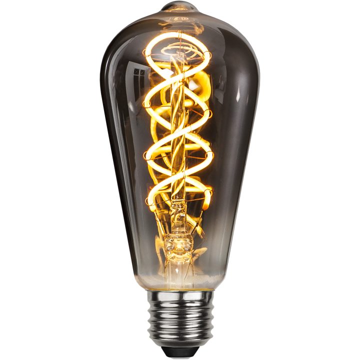 LED-lampa E27 ST64 Decoled Spiral Smoke Star Trading – bild 2