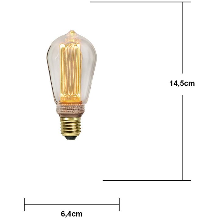 LED-lampa E27 ST64 New Generation Classic Star Trading – bild 6
