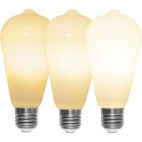 LED-lampa E27 ST64 Opaque Filament RA90 3-step Opal Star Trading