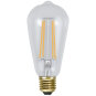 Star Trading LED-lampa E27 ST64 Soft Glow Transparent