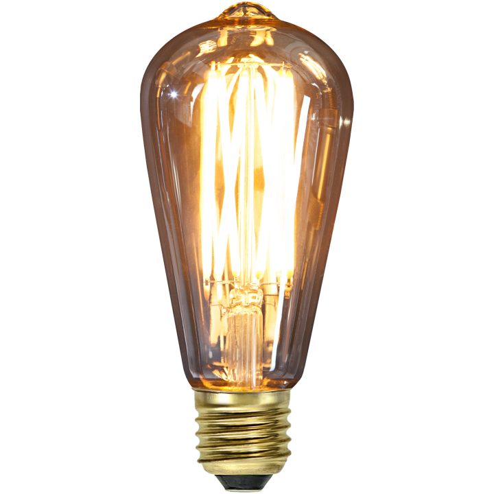 LED-lampa E27 ST64 Vintage Gold Amber Star Trading – bild 16