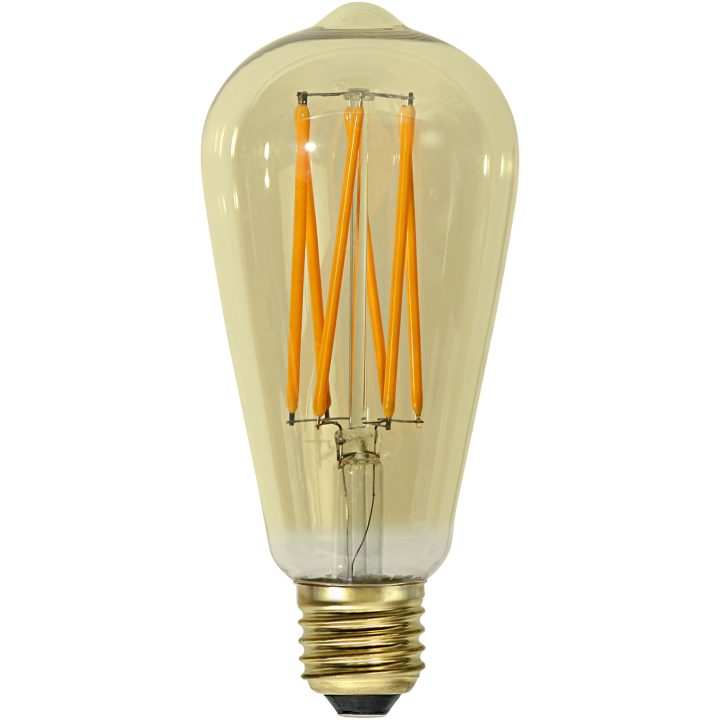 LED-lampa E27 ST64 Vintage Gold Amber Star Trading – bild 15