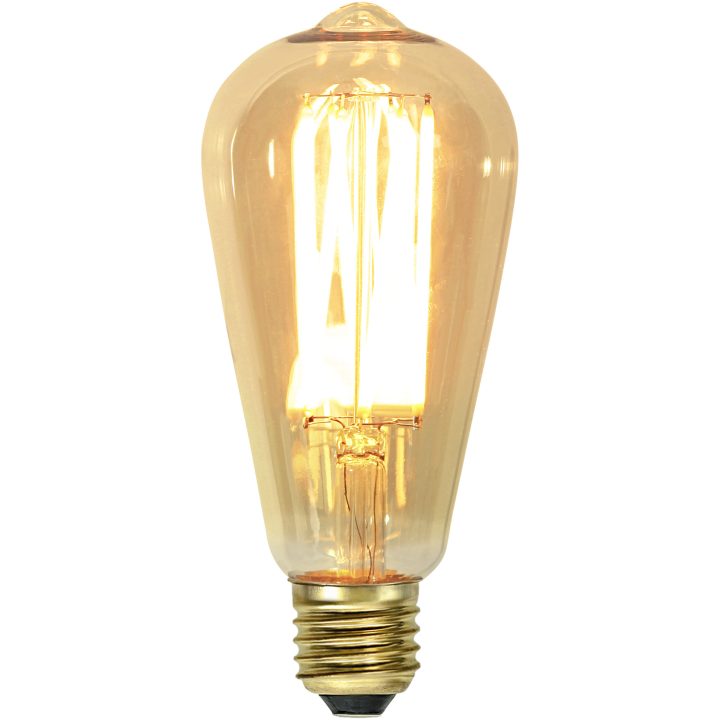 LED-lampa E27 ST64 Vintage Gold Amber Star Trading – bild 14