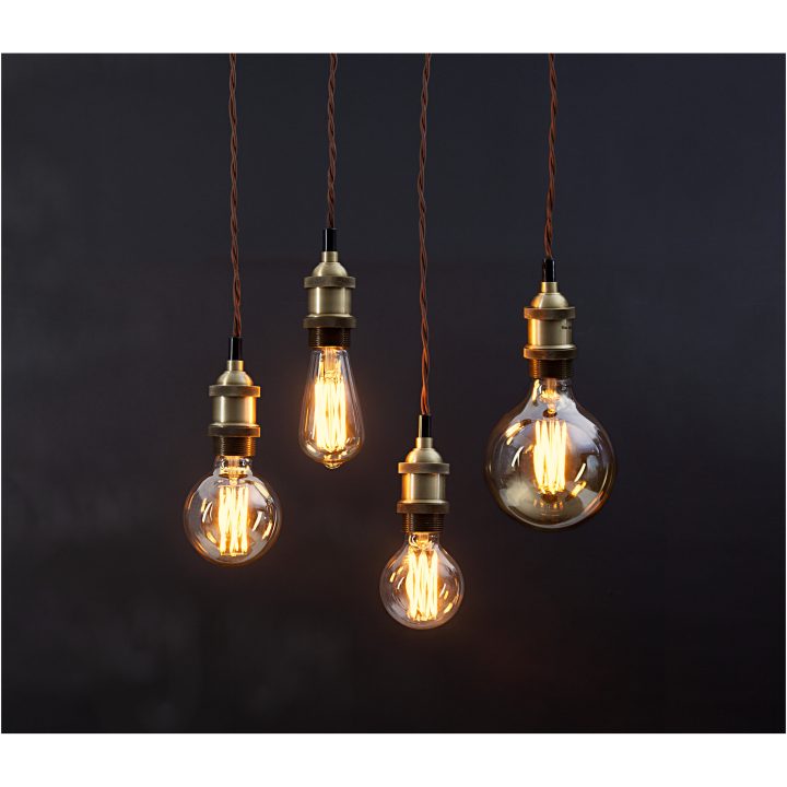 LED-lampa E27 ST64 Vintage Gold Amber Star Trading – bild 11