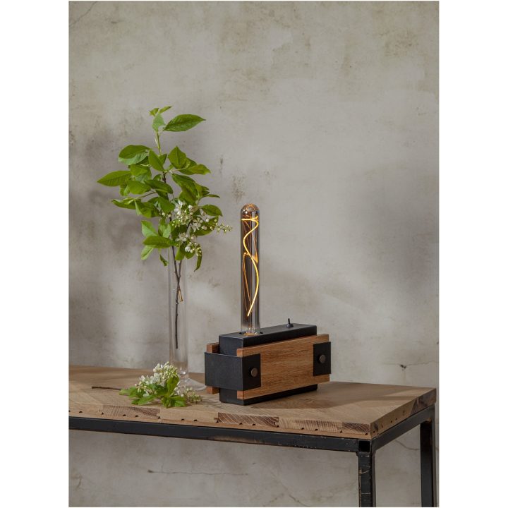 LED-lampa E27 T30 Soft Glow Svart Star Trading – bild 2