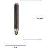 LED-lampa E27 T30 Soft Glow Svart Star Trading – miniatyr 8