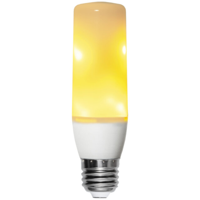 Star Trading LED-lampa E27 T40 Flame Vit