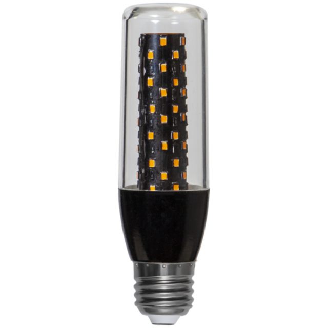 Star Trading LED-lampa E27 T40 Flame Svart