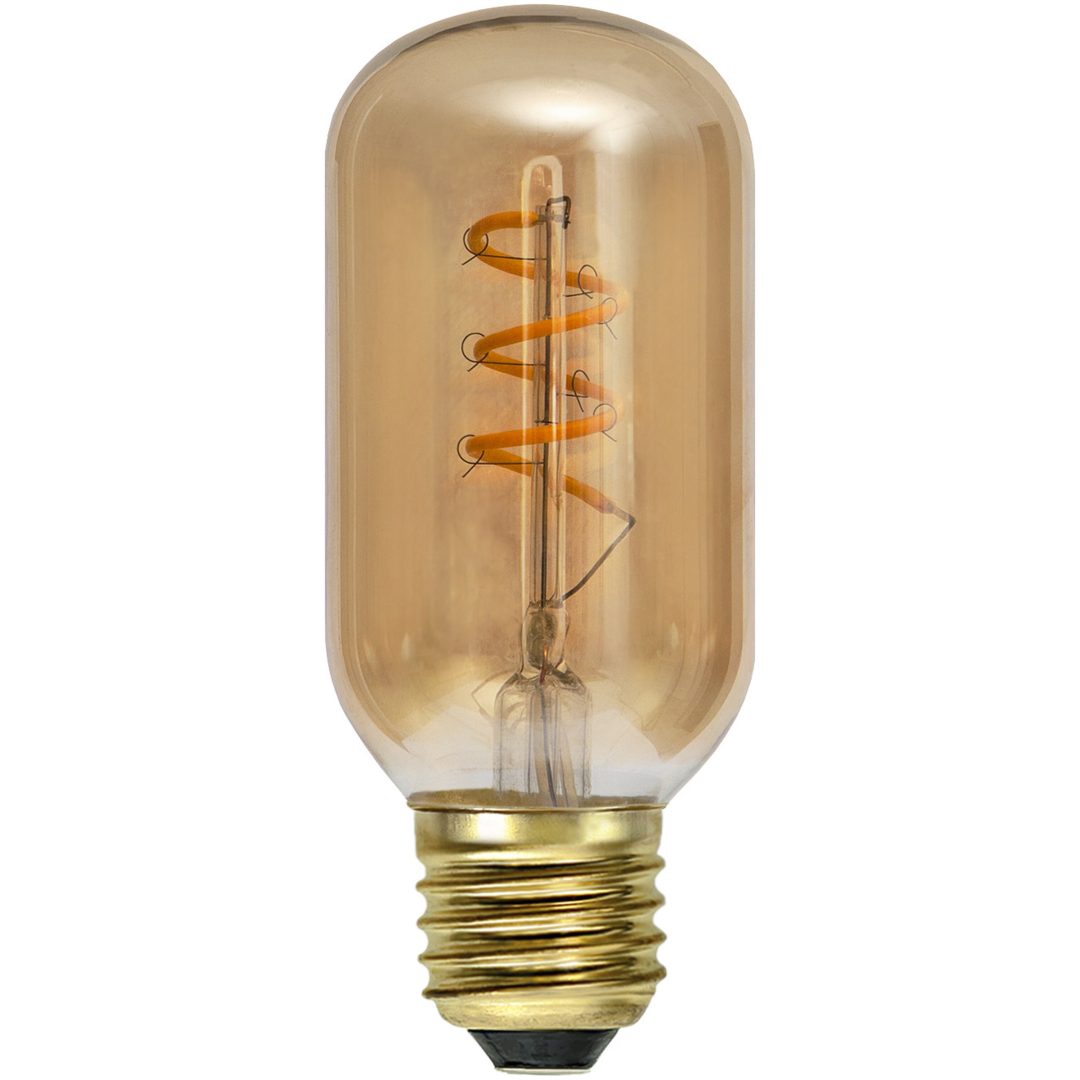 LED-lampa E27 T45 Decoled Spiral Amber Star Trading – bild 5