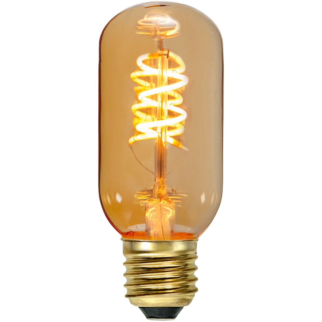LED-lampa E27 T45 Decoled Spiral Amber Star Trading – bild 7
