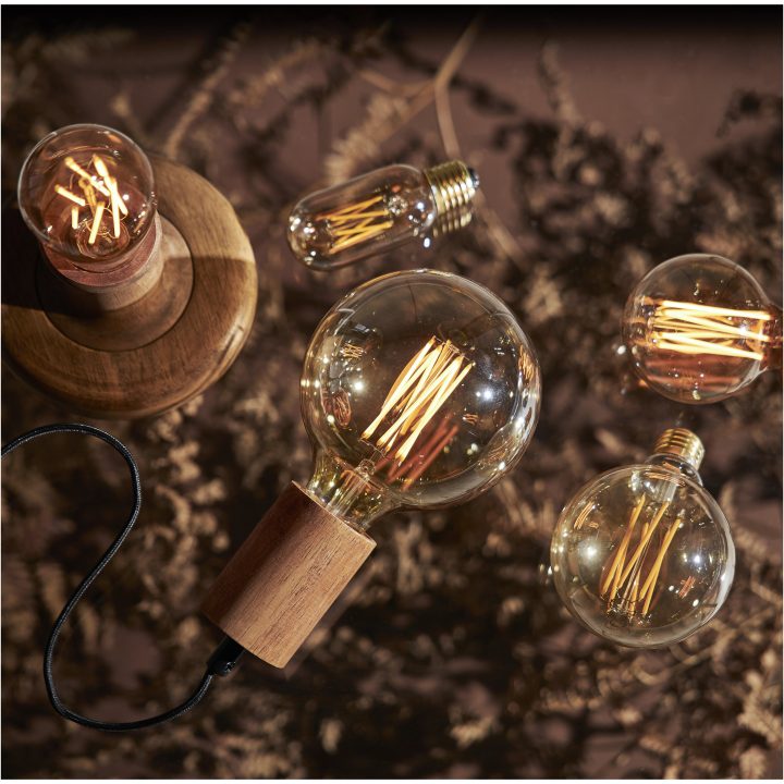 LED-lampa E27 T45 Vintage Gold Star Trading – bild 5