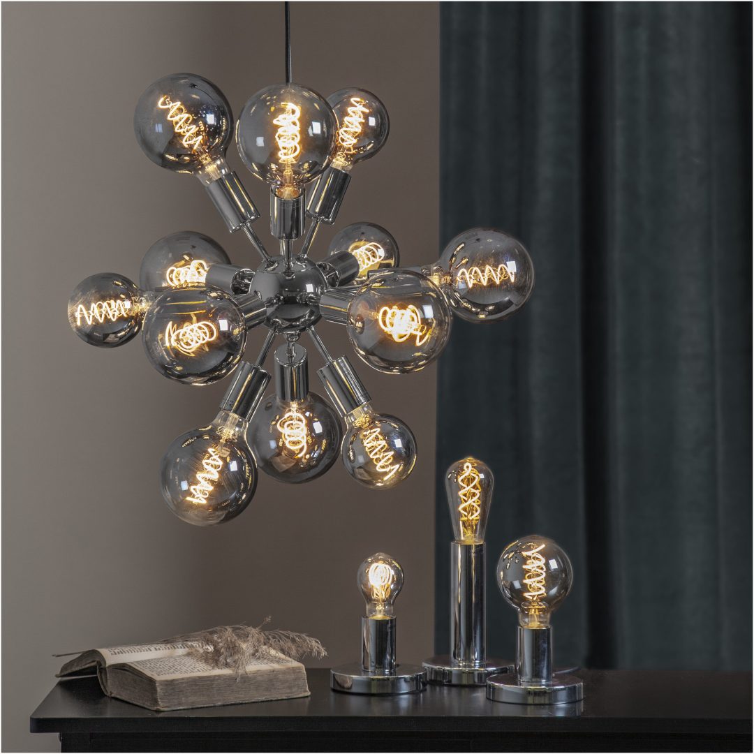 LED-lampa E27 TA60 Decoled Spiral Smoke Star Trading – bild 2