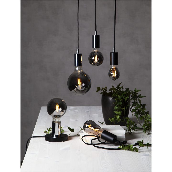 LED-lampa E27 TA60 Plain Smoke Star Trading – bild 2