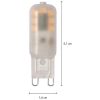 LED-lampa G9 Halo-LED Frosted Star Trading – miniatyr 1