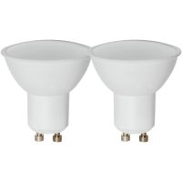 LED-lampa GU10 2-p Spotlight Basic Vit Star Trading
