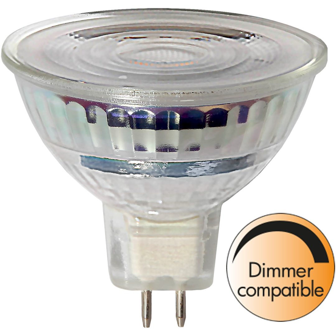 LED-lampa GU5,3 MR16 Spotlight Glass Star Trading