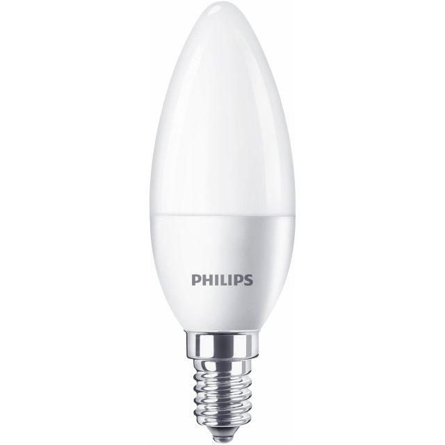 LED-lampa, Kron, Matt, 5,5W, E14, 230V, Ph Philips