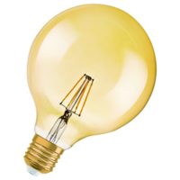 LED-lampa/Multi-LED LED GLOB DIM GULD 6,5W/824 E27 OSRAM