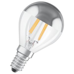 LED-lampa/Multi-LED LED KLOT MIRROR SILVER 827 E14 OSRAM