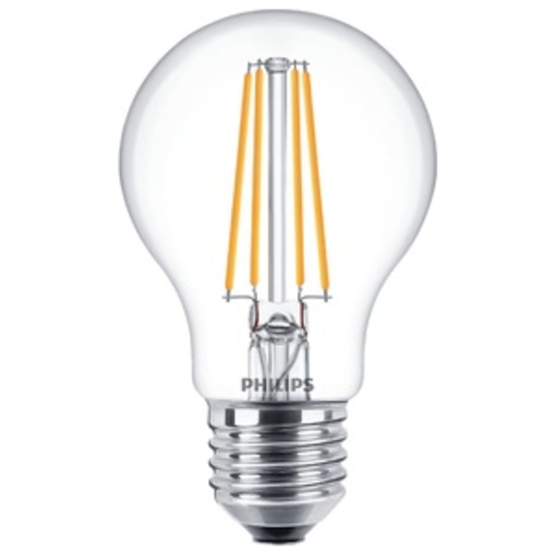 LED-lampa/Multi-LED LEDFILAMEN A60 7W E27 827 KLAR Philips