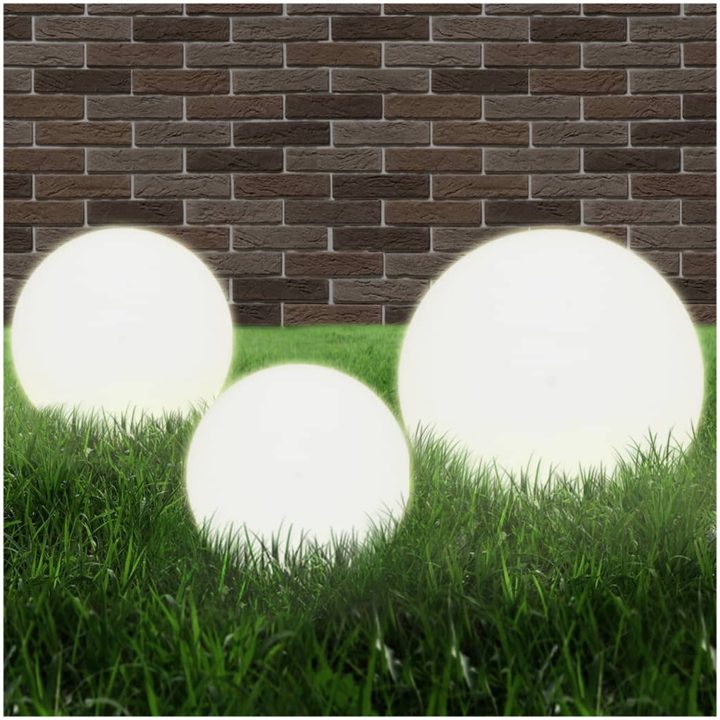 LED-lampor 6 st sfäriska 20/30/40 cm PMMA vidaXL – bild 2