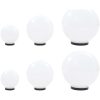 LED-lampor 6 st sfäriska 20/30/40 cm PMMA vidaXL – miniatyr 1