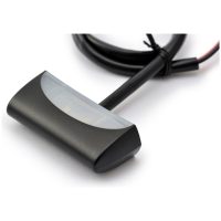 LED-License Plate Light, E-mark, Black Daytona