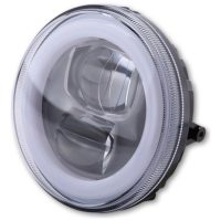 LED main headlight insert TYPE 9, round, 120 mm, with parking light ring HIGHSIDER