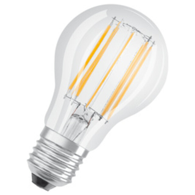 LED-lampa/Multi-LED OSRAM LED NORMAL 100 KLAR 827 E27