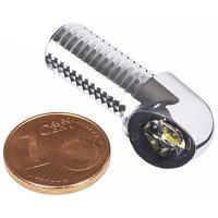 LED Positionlight Mo. Blaze Tens5, Polished, Front MOTOGADGET