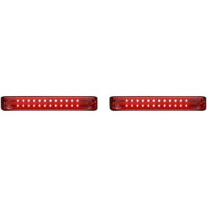 LED-Sadelväskor ProBEAM Bagz Rökfärgade Krom CUSTOM DYNAMICS