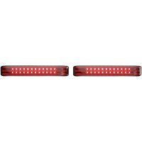 LED-Sadelväskor ProBEAM Bagz Rökfärgade Krom CUSTOM DYNAMICS