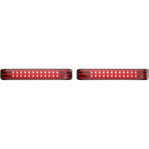 LED-Sadelväskor ProBEAM Bagz Rökfärgade Krom CUSTOM DYNAMICS